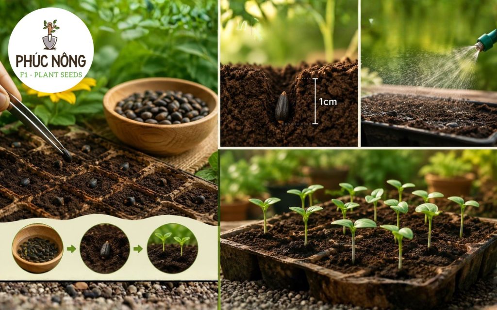 Hướng dẫn gieo hạt giống dã quỳ