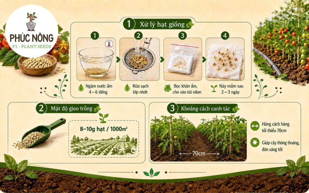 Cách trồng hạt giống cà chua bi