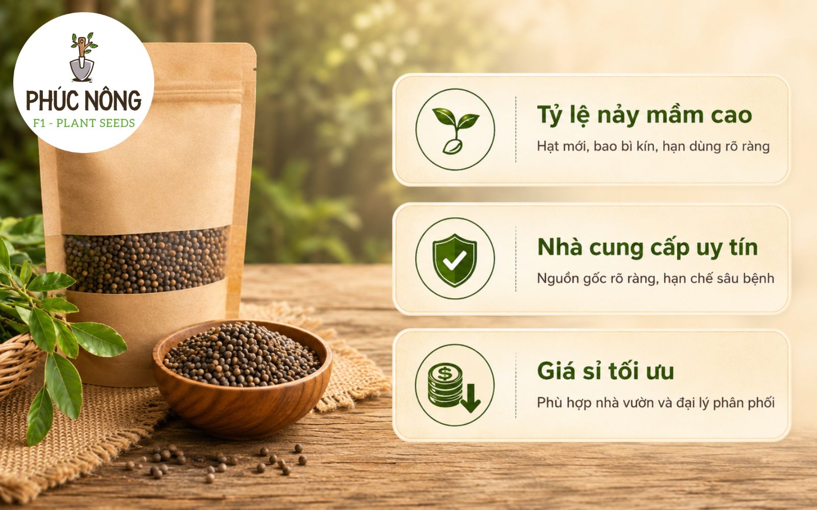 Người mua nên chọn hạt giống rau ngót có nguồn gốc rõ ràng, hạt chắc đều và được cung cấp bởi đơn vị uy tín