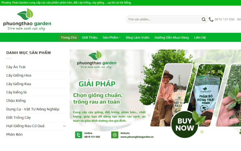 Phương Thảo Garden là một trong những địa chỉ mua hạt giống giá sỉ tại Đà Nẵng