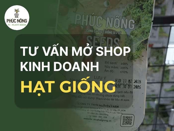 tư vấn mở shop kinh doanh hạt giống