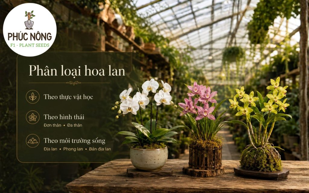 Phân loại các loại hoa lan