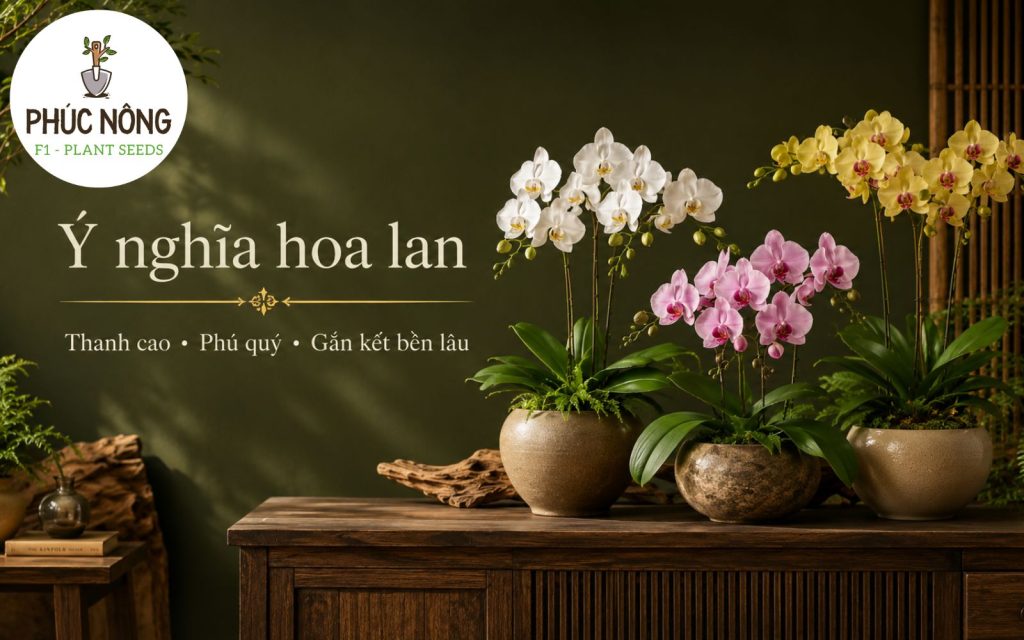 Hoa lan mang theo ý nghĩa về sự thanh cao và phú quý