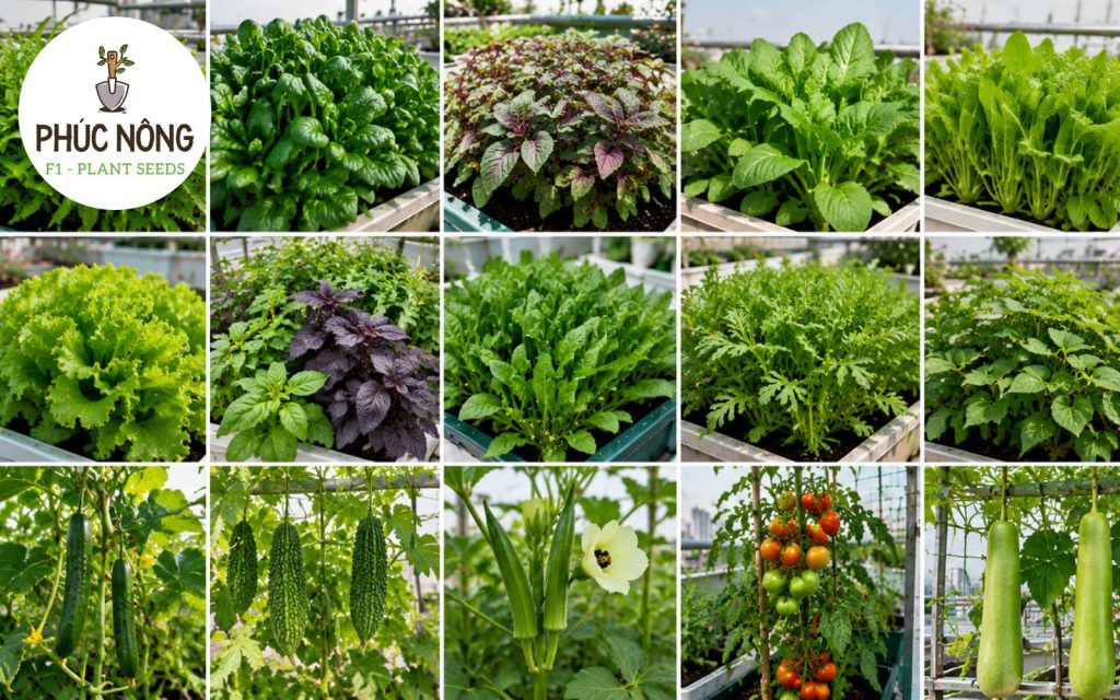 Nên trồng rau gì trên sân thượng để tối ưu nhất