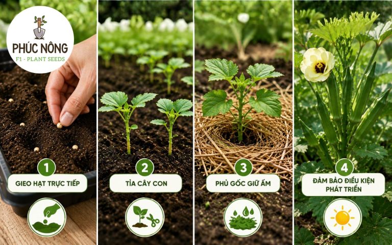 Hướng dẫn chi tiết cách trồng cây đậu bắp