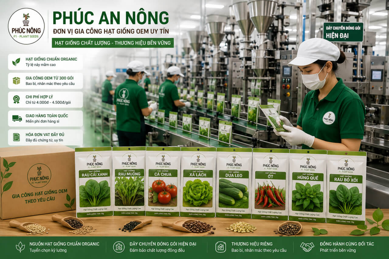 Dây chuyền gia công hạt giống OEM chuyên nghiệp