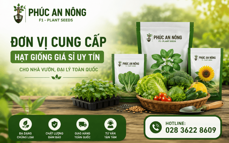 Phúc An Nông là đơn vị uy tín chuyên sỉ, gia công hạt giống cho nhà vườn, đại lý